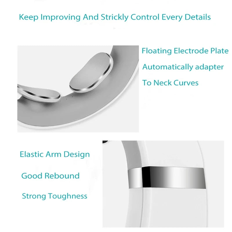 Kneadwell Cordless Neck & Shoulder Massager - curve electrode design